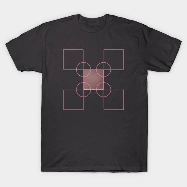 Square. T-Shirt by Beta Volantis